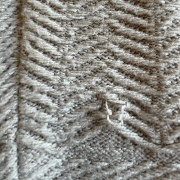 Style & Co. Taupe Patterned Long Cardigan - Picture 6 of 7